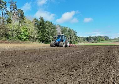 New Holland Tractor in Field