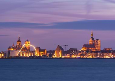 Stralsund at Dusk