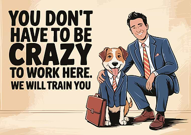 Dog in Suit Job Ad