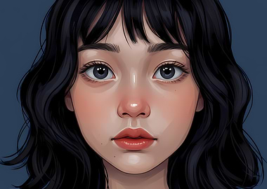 Anime Girl Portrait