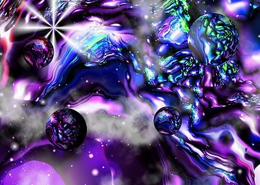 'Opal' Abstract Fractal Art