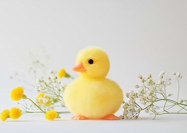 Cute Yellow Duckling