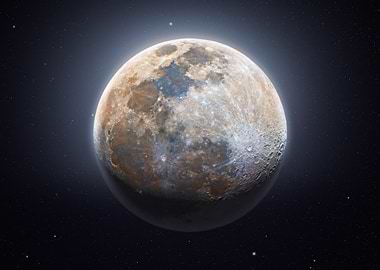 Detailed Moon Surface