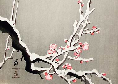 Japanese Plum Blossom Print