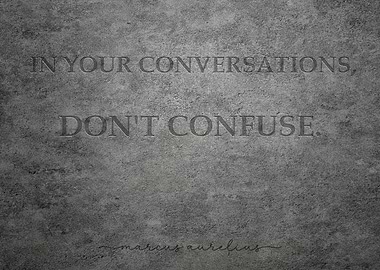 Marcus Aurelis Stoic Philosopher on clarity when speaking
