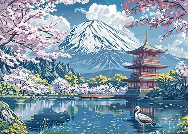 Mount Fuji Landscape