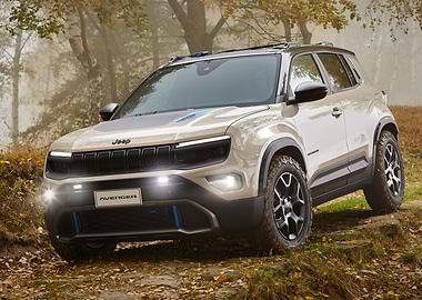 Jeep Avenger SUV in outdoor setting