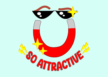 So Attractive Magnet with Sunglasses