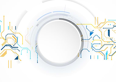 Abstract Tech Circuitry