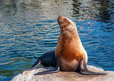 Sea Lion basking in the sun