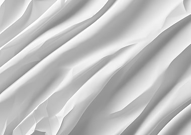 White Fabric Waves
