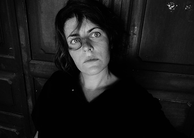 Black and White Portrait of Woman