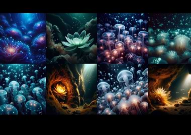 Underwater Fantasy Collage