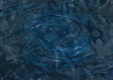 Abstract Blue Vortex 9SA