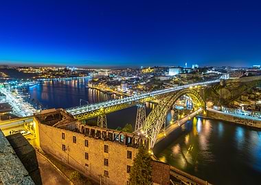 Porto, Portugal at Night