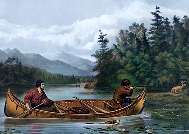 American hunting scenes