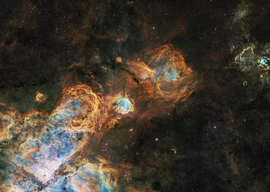 Cosmic Nebula in Deep Space