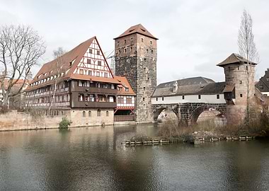 Nuremberg, Germany: Medieval Architecture and River