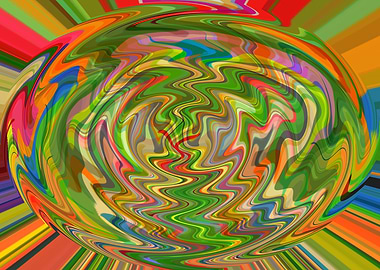 Abstract Swirl of Colors AE4