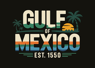 Gulf of Mexico Retro Design