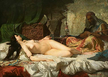 Odalisque with Slave by Ingres