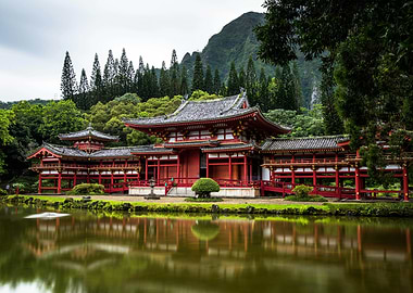 Byodo-In Temple, Oahu, Hawaii