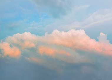 Pastel Clouds and Sky
