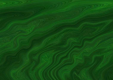 Abstract Green Swirls DL3