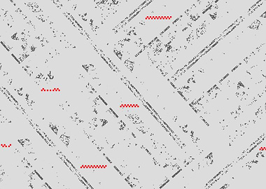 Abstract Gray Pattern with Red Accents