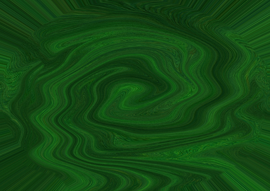 Abstract Green Swirl DL5