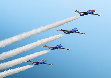 Patrouille Tranchant in Formation