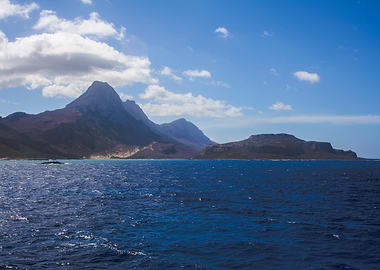 Sea and mountains at Gramvoussa - Greece