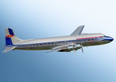 Red Bull Douglas DC-6B Aircraft