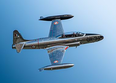 Lockheed T-33 in Flight