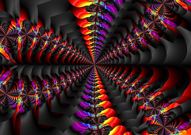'Accelerator' Fractal Abstract art