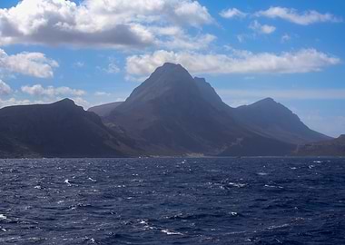 Mountainous Landscape by the Sea