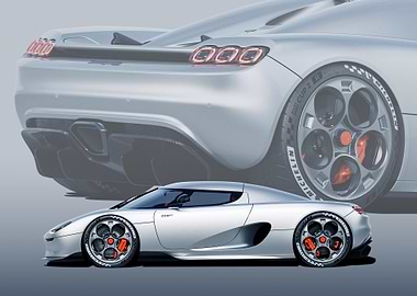 Koenigsegg CC850 Silver