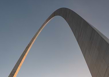 Sunrise on the St Louis Arch