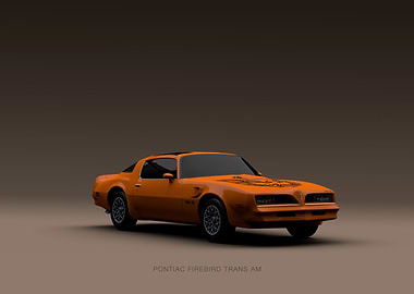 Orange Front Pontiac Firebird Trans Am
