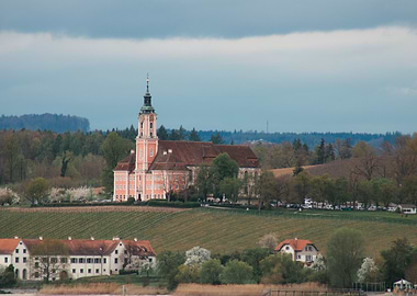 Birnau Basilica on Lake Constance