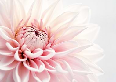 Close-up of a Pink Dahlia Flower