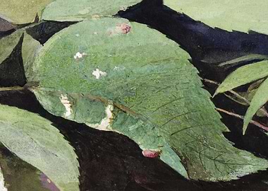 Green Leaves Painting