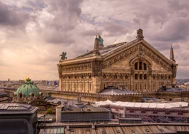 Paris Opera Garnier Rooftop View