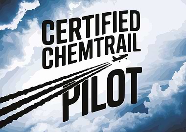 Certified Chemtrail Pilot Graphic