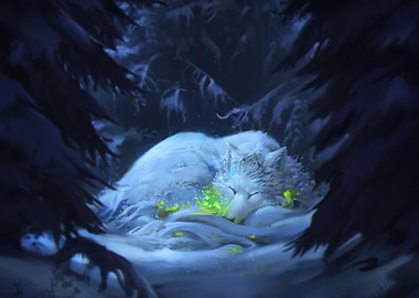 Plant Spirit Wolf - Hush