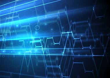 Abstract Blue Technology Background