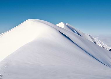 Snowy Peaks of Dômes de Miage