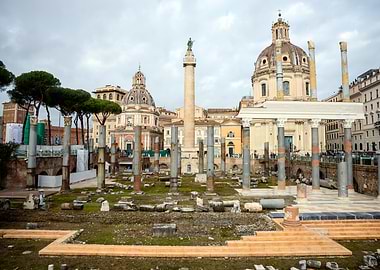 Trajan's Forum Ruins, Rome