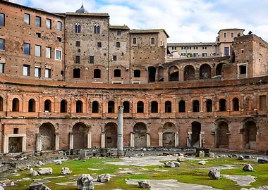 Trajan's Market Ruins in Rome