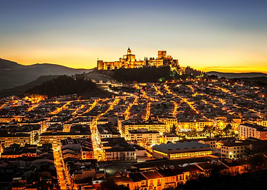 Antequera Cityscape at Dusk